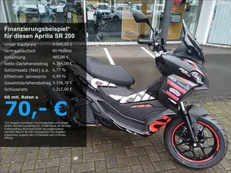 aprilia sr 200 gt*replika*led*18 ps*4 jahre garantie*