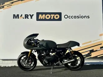 triumph thruxton 1200 r 2016 1200 cm3 | moto roadster | 19 519 km | gris | 14112 bieville beuville