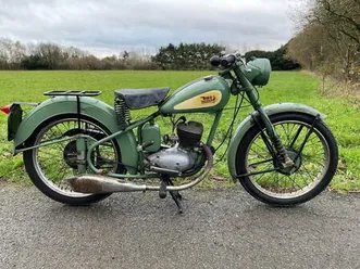 bsa bantam d2 125 cc – oily rag, runs & rides, loads of patina
