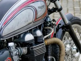triumph thruxton cafe racer são domingos de rana