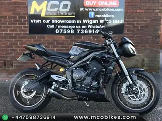 triumph street triple 765 rs fsh immaculate 765 cc