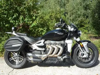 triumph rocket 3 gt 1.hand scheckheft viel zubehör