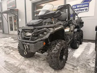 can-am outlander 6x6 1000 max xu m/alt utstyr