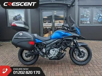 suzuki dl650x al5 2015 - 3pc givi luggage - engine bars & bash plate - serviced