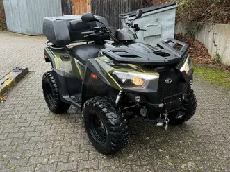quad kymco mxu 550 ccm 4x4 efi lof tüv seilwinde