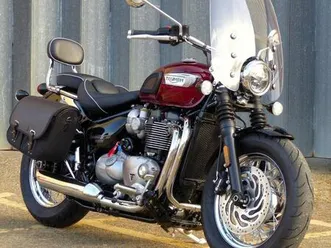 2022 triumph bonneville speedmaster 1200 – superb condition, fully loaded.