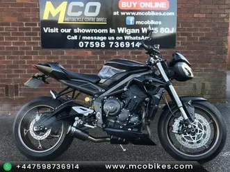 triumph street triple 765 rs 72 reg 4198 miles fsh
