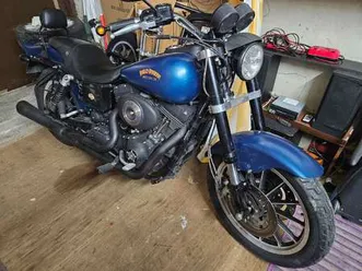harley-davidson dyna super glide sport fxdx blu/azzurro
