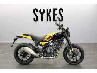 ex demo - royal enfield guerrilla 450 in yellow ribbon