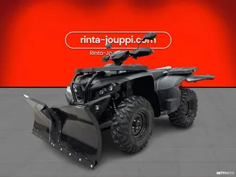 ax800-u6 traktorimönkijä, 4wd, lumiaura, vinssi, etuvinssi, ajettu vain 12km