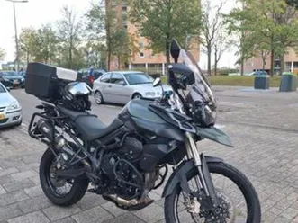 triumph tiger 800xc 2013 - matgroen, topstaat! — motoren | triumph — marktplaats
