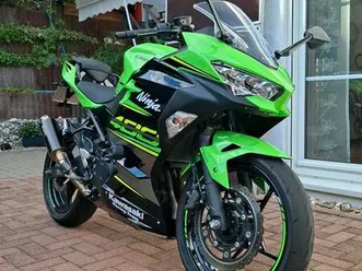 kawasaki ninja 400 krt edition a2 unfallfrei shark auspuff led