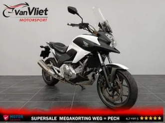 mooie honda nc700x wit bj 2012 nc 700 x ook voor 35kw — motoren | honda — marktplaats