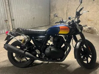 royal enfield interceptor 650 cc barcelona blue