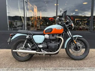triumph bonneville t100 900 2024 900 cm3 | moto roadster | 3 100 km | 74600 seynod