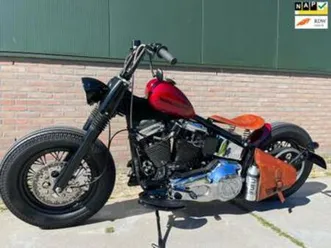 harley davidson chopper flstc h old school bobber uniek — motoren | harley-davidson — marktplaats