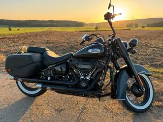 harley davidson softail heritage , j&h, 114, top