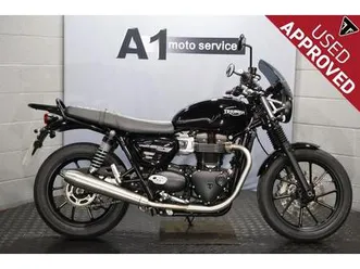 triumph street twin 900 kirosi red abs 900 cc