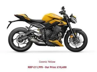brand new 2025 street triple 765 rs black friday deals save 1,545.00