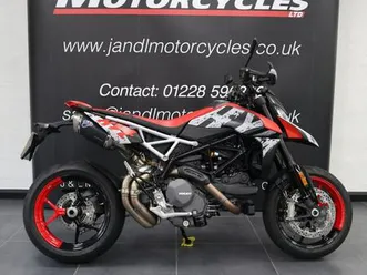 ducati hypermotard 950 rve, pdi miles, termignoni road approved silencers