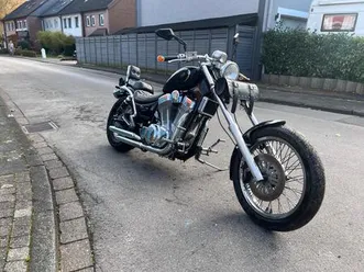 suzuki vs 1400 intruder bobber ame gabel