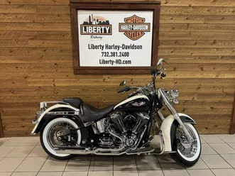 2013 harley-davidson® softail® deluxe bright white flstn