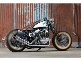 harley-davidson 883 sportster umbau starrahmen custom bobber