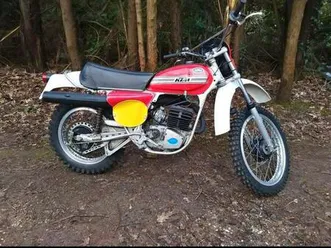 ② ktm gs 125 classic vintage enduro