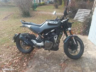vends moto husqvarna 401 svartpilen