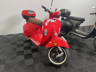 dreems retro elektroroller rot glanzlack 45km/h neu