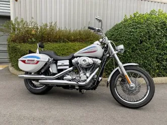 harley-davidson dyna super glide 1584 custom 2006 1584 cm3 | moto custom | 15 692 km | blanc | 59113 seclin