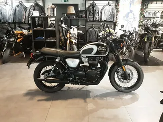 triumph bonneville t100 black, retro, occasion, chf 7'500.-
