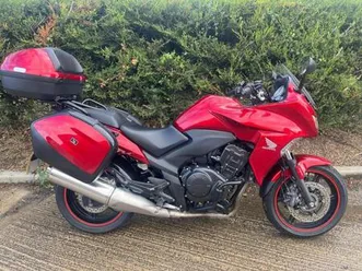 2011 11 honda cbf1000fa-b cbf 1000 tourer luggage red clean cbf1000 f abs