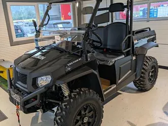 hisun hisun vector e1 - elektrisk utv- enovastøtte på 25.000 gir denne utv en meget hyggelig pris! sector e1 er 4x4, justerbare dempere, opptil 70km rekkevidde