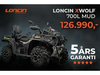 loncin xwolf 700 l mud | 5 års garanti