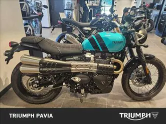 triumph scrambler kingfisher blue abs e5+ grigio