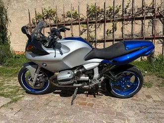 bmw r1100s sportmotorrad silber-blau wenig km weihnachtsangebot