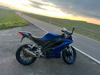 yamaha yzf r 125 | scheckheft gepflegt | akrapovič komplettanlage