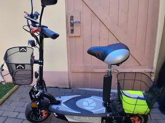 e-scooter mit sitz rolektro e-joy 20 lithium batterie