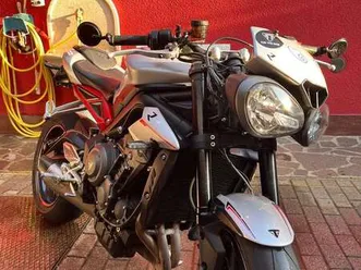 triumph street triple 765 r argento