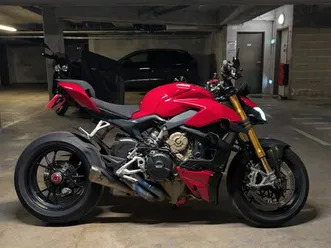 ducati streetfighter v4s 2020 – full - carbone – ligne akra – parfait état