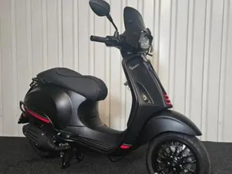 nieuw | vespa sprint 50 s | custom | full option | mat zwart — scooters | vespa — marktplaats