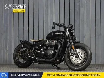triumph bobber black 1200 cc