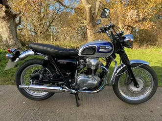 kawasaki ej650-a1 w650, 2001, 1,274 miles, electric and kick start, lovely retro