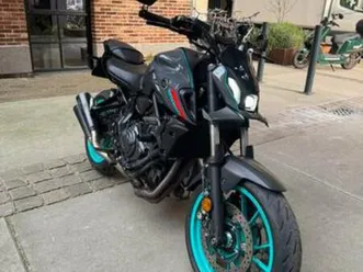 yamaha mt-07 2022 leovince - cyan storm — motoren | yamaha — marktplaats