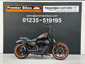 gorgeous low mileage 2017/67 harley-davidson sportster xl883n iron motorcycle