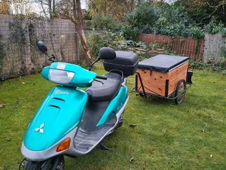 honda bali 50 ccm roller und anhänger