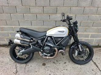 ② ducati scrambler 1100 pro accidentée