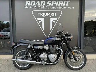 triumph bonneville t120 stealth 2024 1200 cm3 | moto routière | 13 931 km | bleu | 83190 ollioules