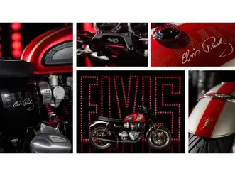 2025 triumph bonneville t120 elvis presley edition limite